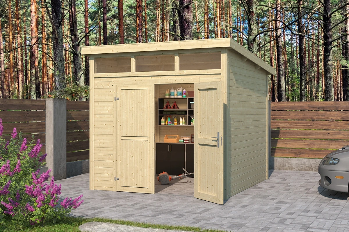 Outdoor Life Blokhut Kibo 3 250 x 250 cm - Afbeelding 2